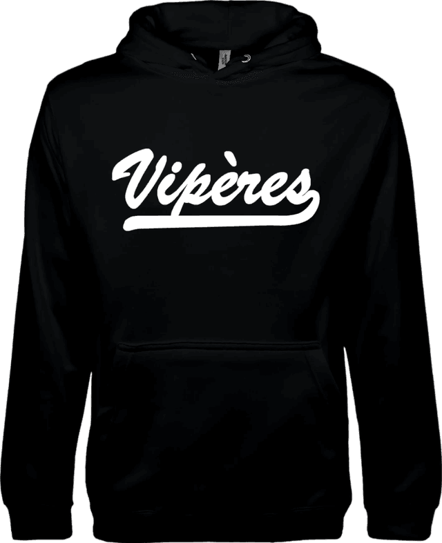 Sweat-shirt à capuche noir